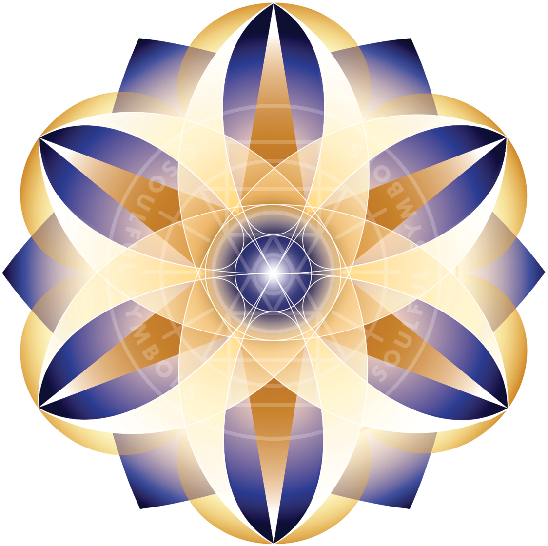 Healthy Alignment Of The Body, Mind, And Spirit (Health & Healing Symbol)