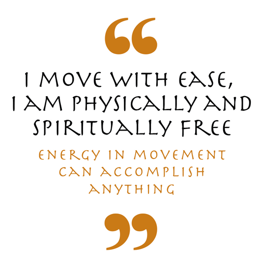 I Move With Ease, I Am Physically And Spiritually Free (Health & Healing Symbol)