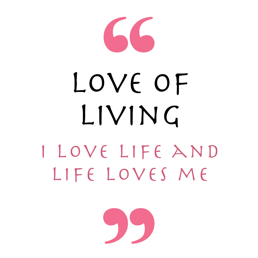 Love Of Living (Love Symbol)