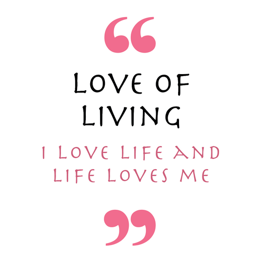 Love Of Living (Love Symbol)