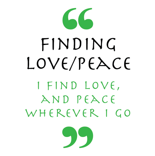 Finding Love/Peace (Love Symbol)