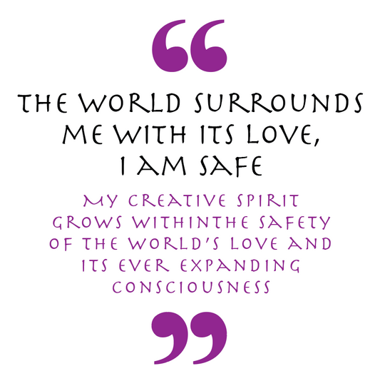 The World Surrounds Me With Its Love, I Am Safe (Health & Healing Symbol)