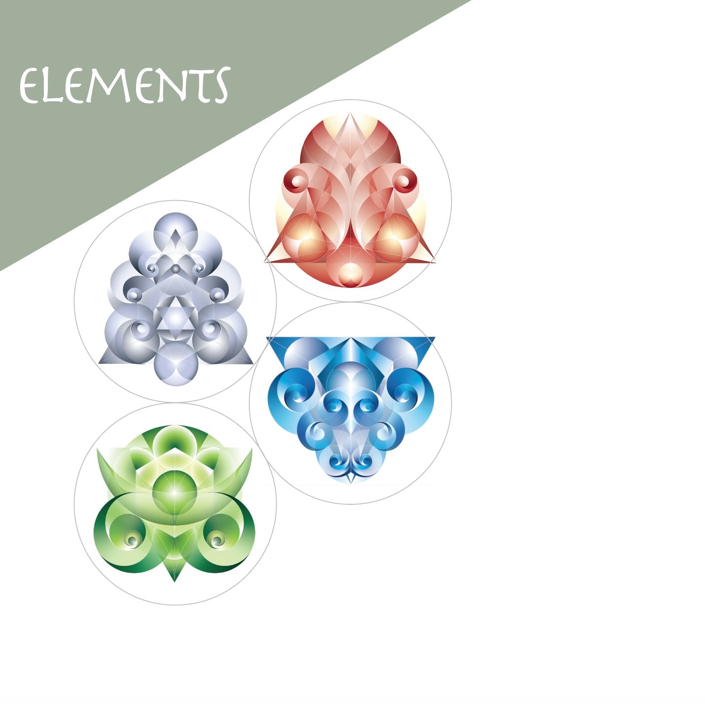 4 Elements Symbol Collection
