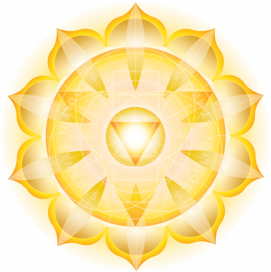 I Love And Accept Myself, I Am At Peace — Solar Plexus Chakra (Chakra Symbol)