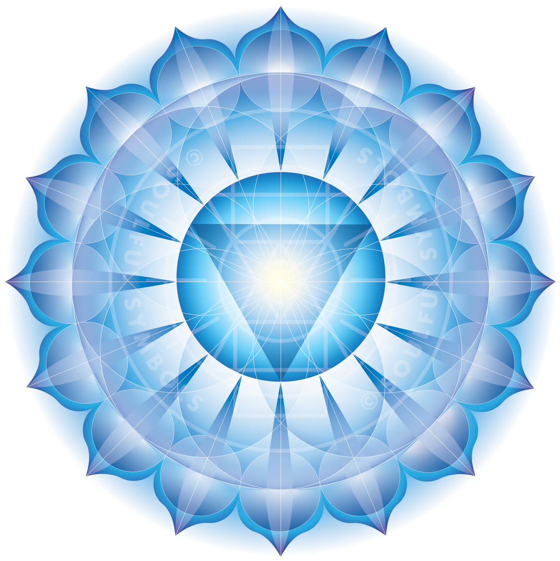 I Communicate My Value With Ease — Throat Chakra (Chakra Symbol)