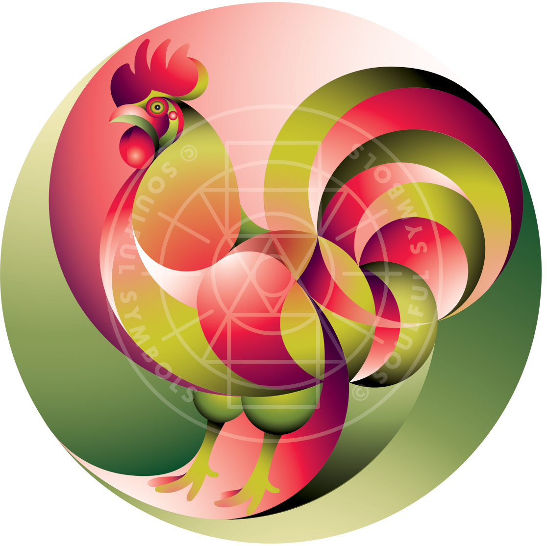 The Attentive Rooster (Animal Empowerment)