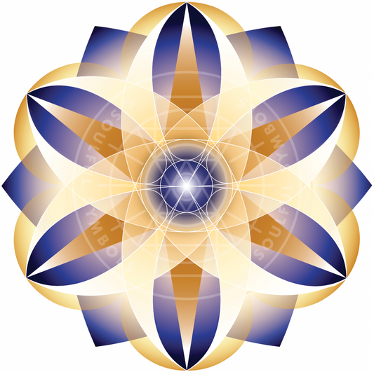 Healthy Alignment Of The Body, Mind, And Spirit (Health & Healing Symbol)